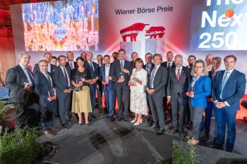 Alle Gewinner Wiener Börse Preis 2022
Credit: Wiener Börse AG/APA-Fotoservice/Martin Lusser/Jacqueline Godany